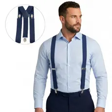 Suspensório Masculino Ajustável Social Clássico Para Eventos no Geral 3,5 Cm Unissex Várias Cores