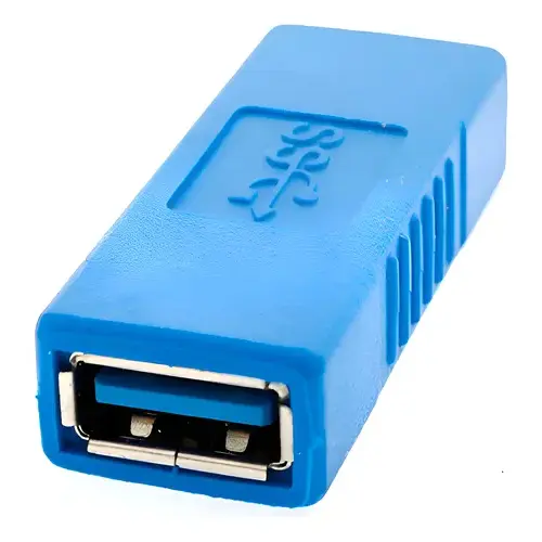 Conector USB 3.0 Fêmea/Fêmea Extensor USB