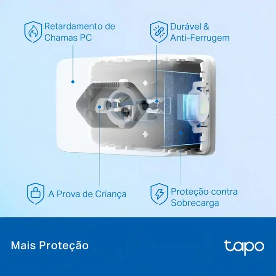 Tomada Wi-Fi Inteligente Tapo P110 TP-Link Bivolt Compacta