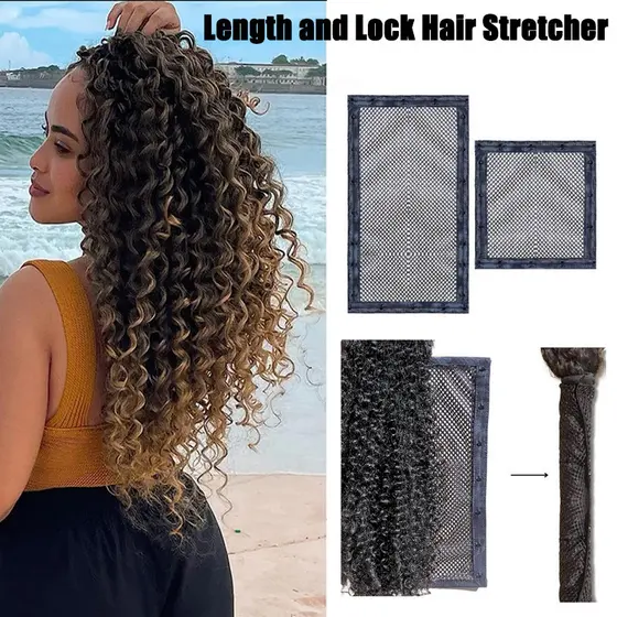 Maca De Cabelo Comprimento E Trava , n-Lock , Rede Para Cabelos Encaracolados Encaracolado