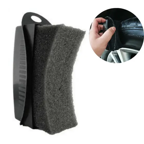 Aplicador de pretinho para Pneus e Plásticos com Suporte Detailer