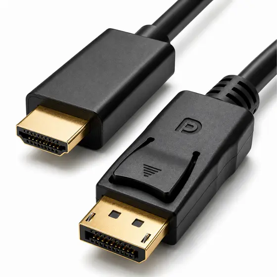 Cabo Displayport para HDMI 1,8 Metros DP HDMI HD 1080p