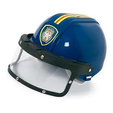 Capacete Infantil Policia Fantasia Brinquedo Policial Herói