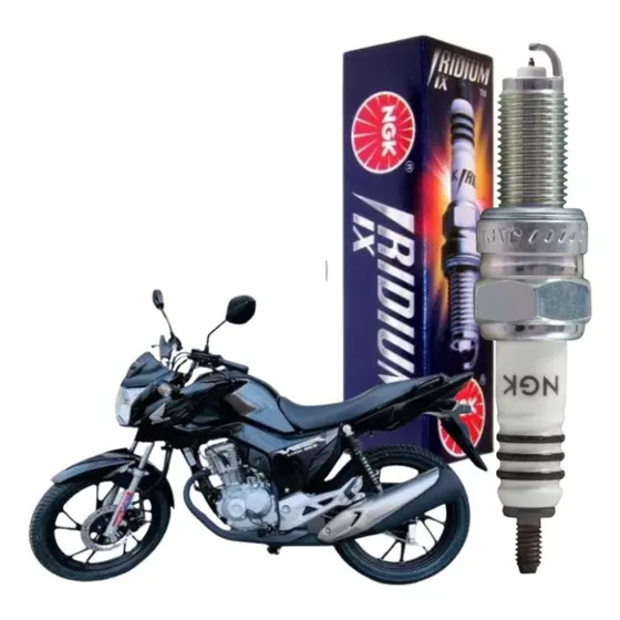 Vela Ignicao Honda Cg Fan Titan 125 150 160 NXR BROS 2003 2004 2005 2006 2007 2008 2009 2010 2011 2012 2013 2014 2015 2016 2017 2018 2019 Original Ngk