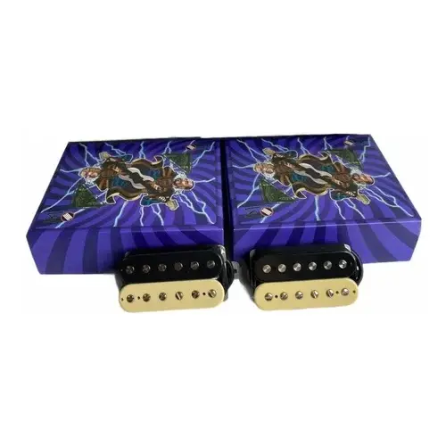 Kit Captadores Malagoli Custom 59 Braço e Custom 84 Ponte Zebra para Guitarra