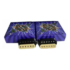 Kit Captadores Malagoli Custom 59 Braço e Custom 84 Ponte Zebra para Guitarra