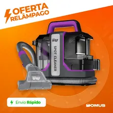 Extratora Higienizadora Portátil WAP W3 1450W Borrifa, Esfrega e Extrai Sujeira de Sofás e Colchões