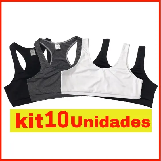 Kit c/10 Top Fitness Feminino Nadador/Regata Para Camimhada Treino Academia Atacado Revenda