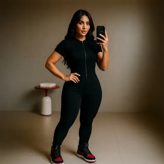 Macacão Virginia Feminino Ribana com Zíper-Manga Curta Elegante e Perfeito