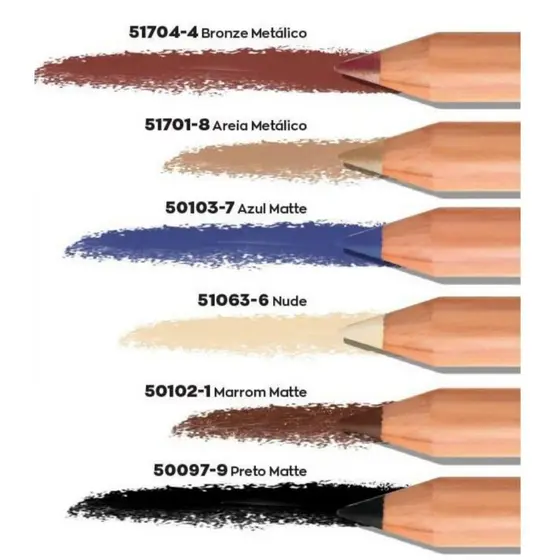 Lápis Para Olhos Azul Matte, Preto Matte E MARROM MATTE. Avon color trend