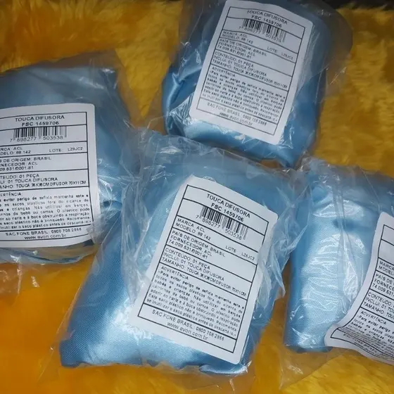 touca difusora avon cor AZUL