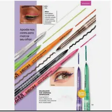 DELINEADOR RETRATIL AVON COLOR TREND BRANCO E PRETO