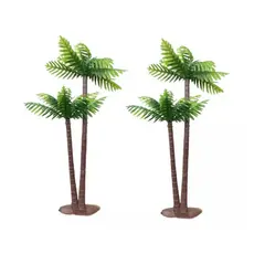 10 Mini Coqueiro Arvore Decorativo Artificial terrario 17cm