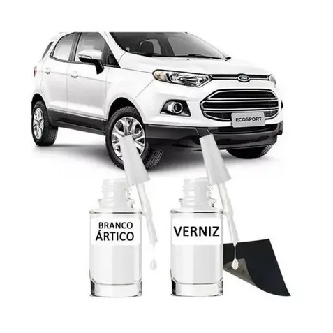 Tinta Tira Risco Automóvel  - Branco Ártico - Ford  Ecosport  2013 A 2020