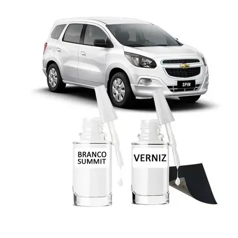 Tinta Tira Risco Automóvel  -  Branco Summit - Chevrolet  Spin