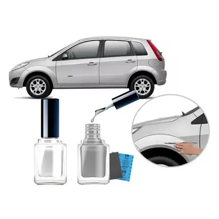 Tinta Tira Risco Auto- Prata Enseada - Ford Fiesta