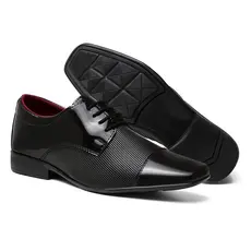 Sapato Social Oxford Masculino Promoção Black Friday- Natal QUEIMA DE ESTOQUE Social 37 ao 45