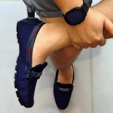 Mocassim Drive Sapatilha Masculina 5 Opções de cor - Mocassim De Tecido Jeans Leve
