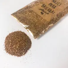 Glitter dourado comum fino (resina, decoração, unha, carnaval)