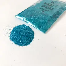 GLITTER COMUM AZULFINO ( Resina, decoração de unha, slime, carnaval)