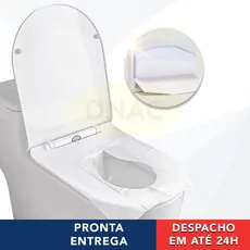 120 Folhas Descartáveis Protetor De Assento Sanitário Para Banheiro