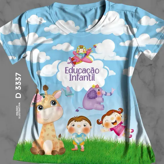 Blusa Feminina Tshirt Profissão Camisa Educação