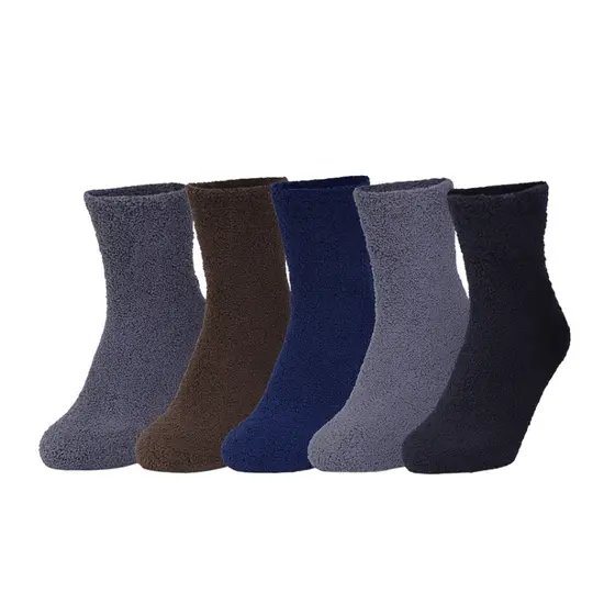 Meia Felpuda Masculina Pequena / meia quentinha para inverno / meia masculina felpuda. (SA03)