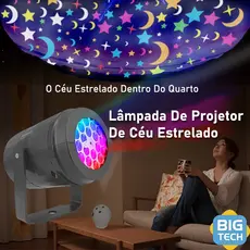 Projetor Galaxy HD Luminária De Projetor De Céu Estrelado Luz Noturna Estrelada Projetor De Luz De Teto HX621