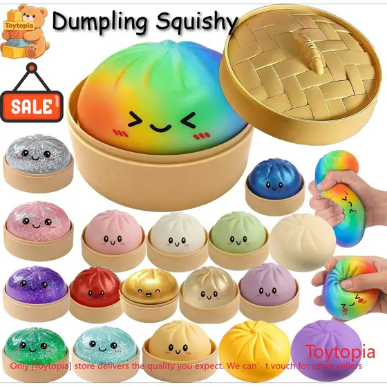 Squishy De Bolinho , Caixa Misteriosa Mole Bola De Estresse Grande E Fofa , Brinquedo Sensorial Para Adultos , Alívio De