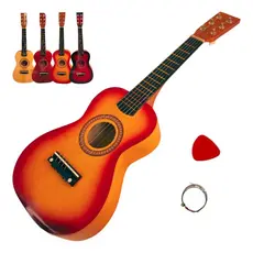 Mini Violão Infantil Acústico Cordas De Aço Permite Afinação