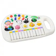 Teclado Piano Infantil Musical Com Som De Animais Fazenda