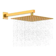 Ducha Chuveiro Dourado Quadrado Slim Premium 20 X 20 cm 14933G