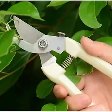 Tesoura De Poda 17,5cm Cabo De Plástico Ponta De Metal Para Jardinagem Plantas 15694