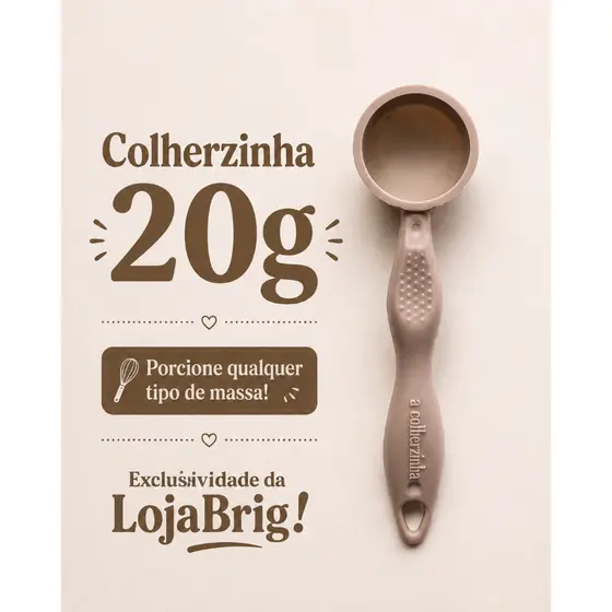 Colherzinha 20g - COLHER PORCIONADORA DE MASSAS