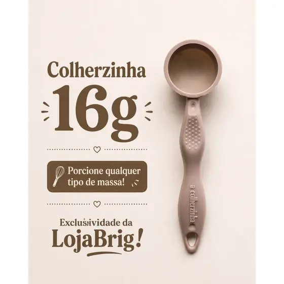 Colherzinha 16g - COLHER PORCIONADORA DE MASSAS