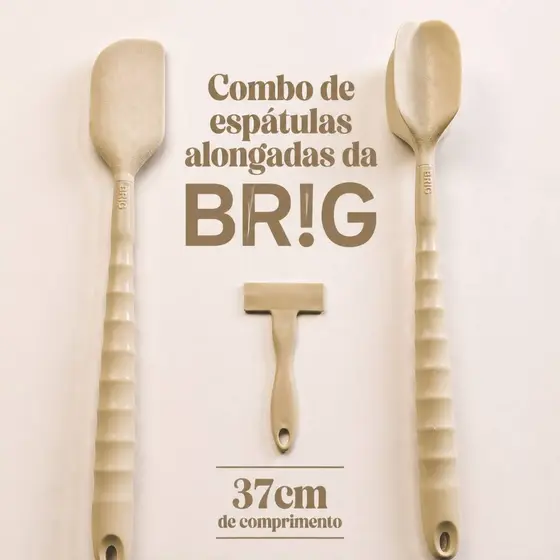 Combo de espátulas ALONGADAS  37CM