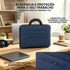 ASALOOG Bolsa Case Feminina e masculina Para Notebook Laptop Samsung LG Postagem 24H Ref:15.6