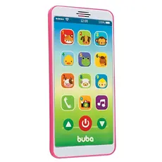 Brinquedo Celular Baby Phone Rosa 6842 - Buba