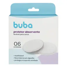 Kit Protetor Absorvente Para Seios 6 Unidades 13232 - BUBA