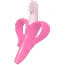 Massageador De Gengiva Silicone Rosa Banana 16169 - Buba