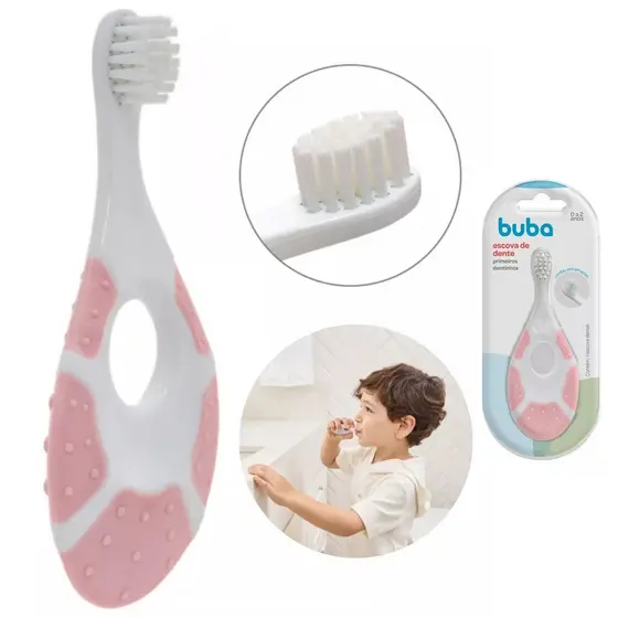 Escova De Dente Primeiro Dentinhos 0 A 2 Anos Mordedor