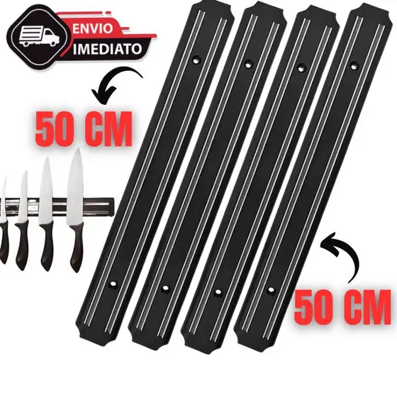 Barra Magnética Imã Para Facas e Ferramentas 50cm Para Casas Churrascaria