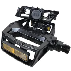 Pedal Aluminio Bicicleta Plataforma Rosca Grossa Gta 9/16 Refletor Bike MTB Esferado