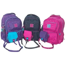 Mochila Escolar Rebecca Bonbon Bolsa Brinde Livro Colorir Adolecente Feminina Menina