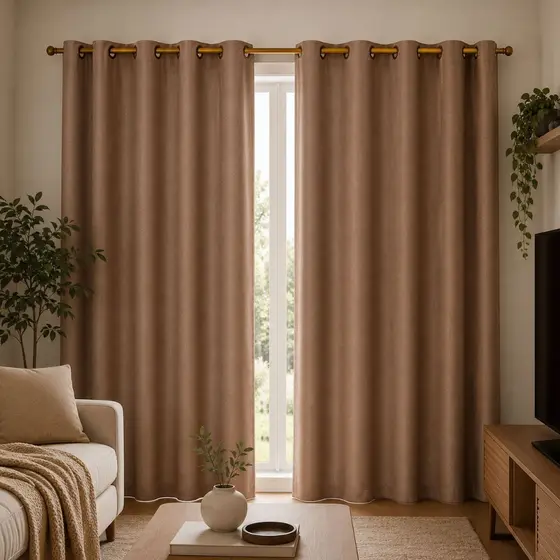 Cortina Blackout PVC corta 100 % a luz 2,80 m x 2,30 m - EDDI Casa