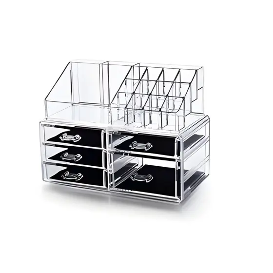 Organizador Cosméticos Porta Maquiagem De Acrílico 5 Gavetas