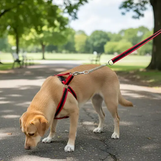 Coleira com Regulagem e Guia Peitoral Cachorro Pastor alemão Husky American Golden beagle border chow chow Yorkshire pug