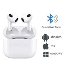 Fone Compatível iPhone AirPods 3 Geração Linha Premium