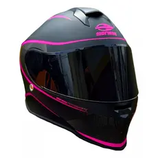Capacete Moto Feminino Origin Mormaii Preto Rosa Fosco