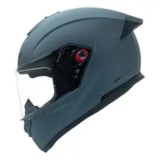 Capacete Moto Bieffe B12 Classic Cinza Dark Preto Fosco B-12